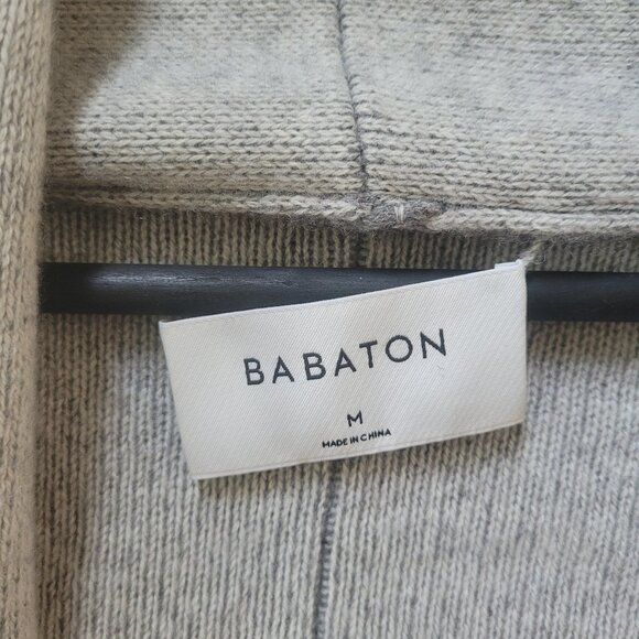Babaton Wool Cashmere Grey Open Cardi, Sz Medium - Picture 7 of 13